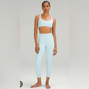 Lululemon Align, High-rise, 25 inch leggings in Icing Blue, Size 14.